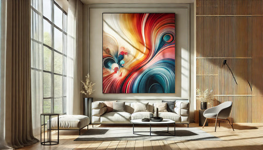 How Large Canvas Art Makes a Statement in Modern Interiors