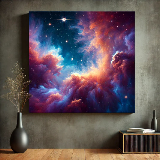 Nebula Dreams: The Cosmic Beauty of Abstract Canvas Wall Art Prints