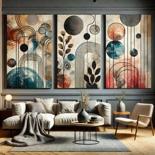Top Abstract Canvas Art Trends to Refresh Your Home in 2025