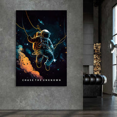 Chase the Unknows Space - Motivational Quotes