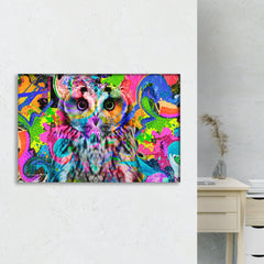 Shocked Owl Canvas Print