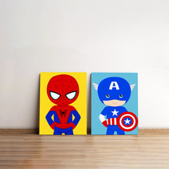 Spider man & Captain America Cartoon