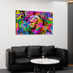 Mufasa Lion Canvas Art Print