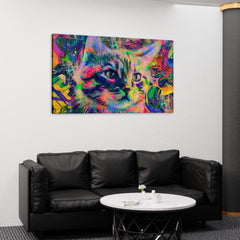 Cute Kitten Canvas Wall Art