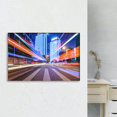 City Life Light Trail