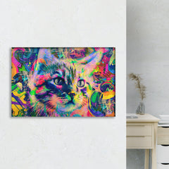Cute Kitten Canvas Wall Art