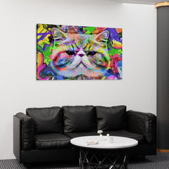 Grumpy Cat Canvas Wall Art