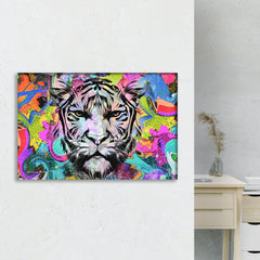 Tigar Face Canvas Wall Art