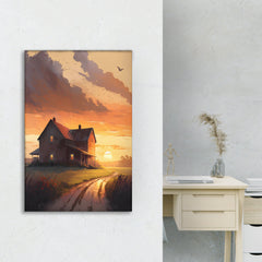 Opulent Orange Fields