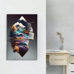 Face of Nature Abstract Art