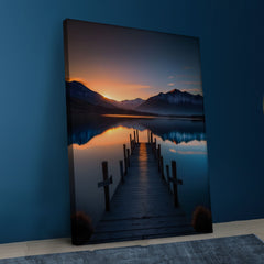 Majestic Cliffside Sunset