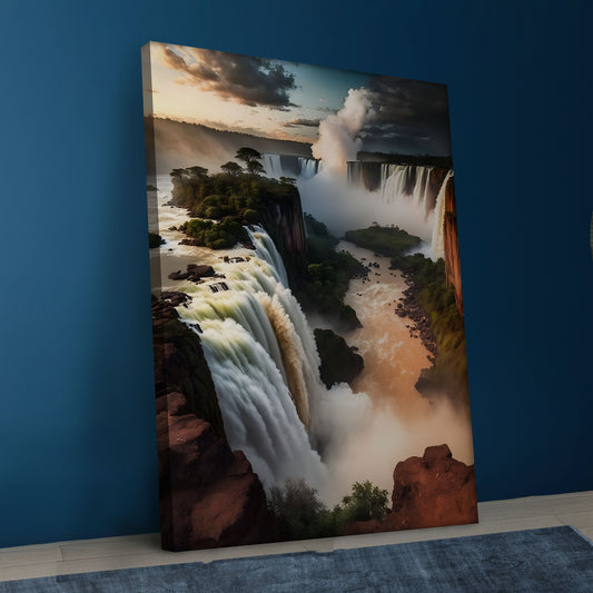 Glistening Waterfall Mist