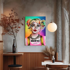 Harley Quinn Canvas Wall Art Prints: Bold and Iconic DC Villain Decor