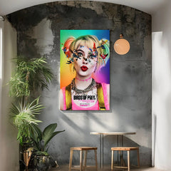 Harley Quinn Canvas Wall Art Prints: Bold and Iconic DC Villain Decor