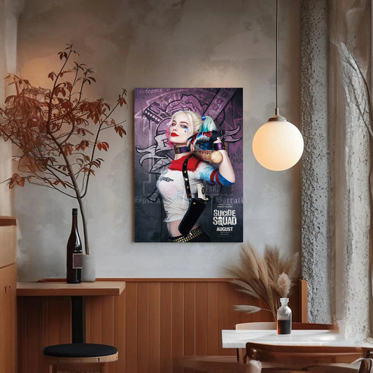 Harley Quinn Superhero Canvas Prints: Vibrant Wall Art for DC Fans