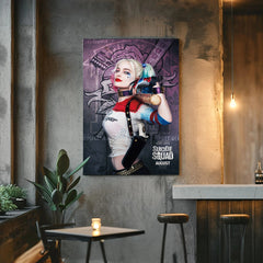 Harley Quinn Superhero Canvas Prints: Vibrant Wall Art for DC Fans