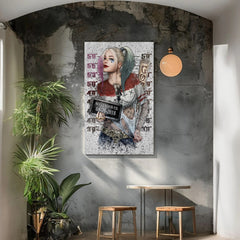 DC Comics Harley Quinn Canvas Wall Art: Perfect for Home & Office