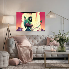 Green Arrow Canvas Wall Art: Bold, Modern Prints for DC Comics Fans