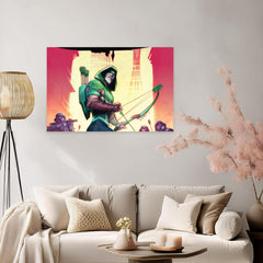 Green Arrow Canvas Wall Art: Bold, Modern Prints for DC Comics Fans