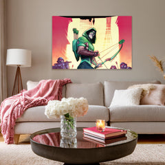 Green Arrow Canvas Wall Art: Bold, Modern Prints for DC Comics Fans