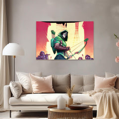 Green Arrow Canvas Wall Art: Bold, Modern Prints for DC Comics Fans