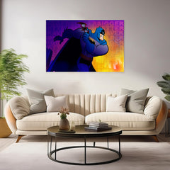 Stylish Batman Canvas Wall Art for Comic Book Lovers & DC Fans