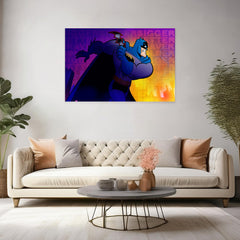 Stylish Batman Canvas Wall Art for Comic Book Lovers & DC Fans