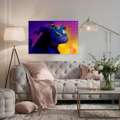 Stylish Batman Canvas Wall Art for Comic Book Lovers & DC Fans