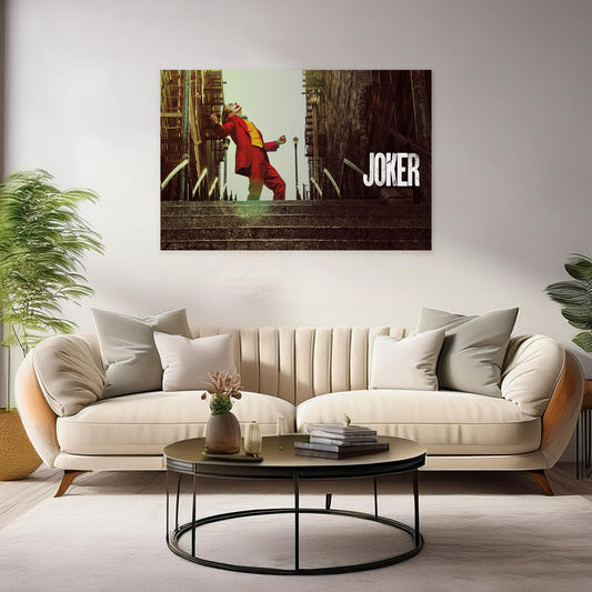 Joker Supervillain Canvas Prints: Dark, Vibrant Decor for Any Room