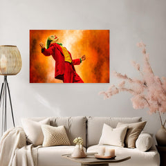 Joker Supervillain Canvas Art: Unique Wall Decor for Home or Office