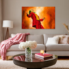 Joker Supervillain Canvas Art: Unique Wall Decor for Home or Office