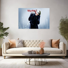 Joker Supervillain Canvas Wall Art: Gotham’s Most Infamous Character