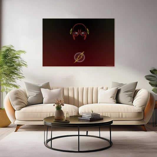 The Flash Canvas Wall Art Prints: Speedster-Inspired Home & Office Decor