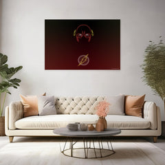 The Flash Canvas Wall Art Prints: Speedster-Inspired Home & Office Decor