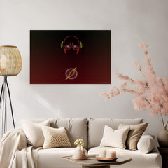 The Flash Canvas Wall Art Prints: Speedster-Inspired Home & Office Decor
