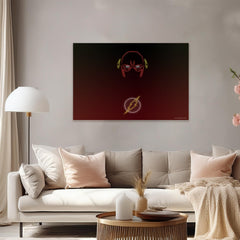 The Flash Canvas Wall Art Prints: Speedster-Inspired Home & Office Decor