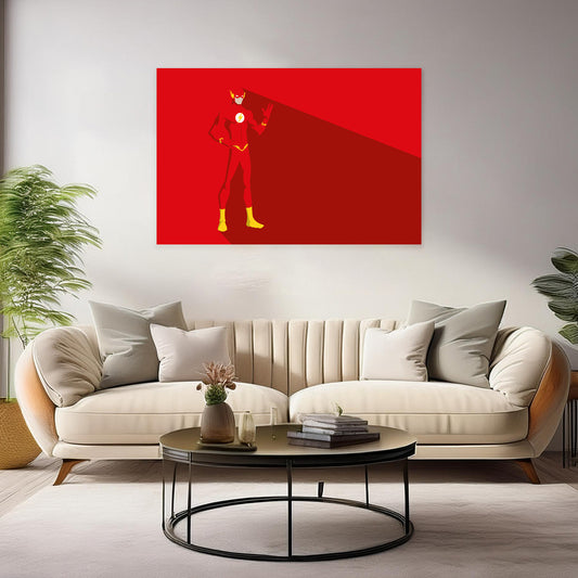 The Flash Canvas Wall Art: Lightning-Fast Decor for Your Living Space