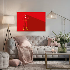 The Flash Canvas Wall Art: Lightning-Fast Decor for Your Living Space