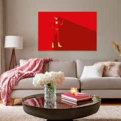 The Flash Canvas Wall Art: Lightning-Fast Decor for Your Living Space