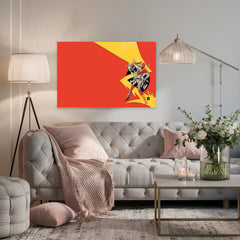 DC Flash Canvas Wall Art Prints: Striking Decor for Superhero Lovers