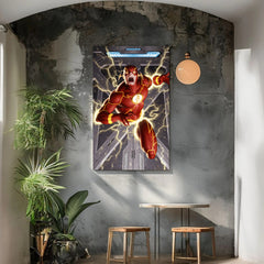 The Flash Canvas Wall Art: Energize Your Space with Super Speed Decor