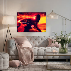 Flash Superhero Canvas Prints: Bold, Vibrant Wall Art for Your Home