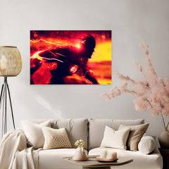 Flash Superhero Canvas Prints: Bold, Vibrant Wall Art for Your Home