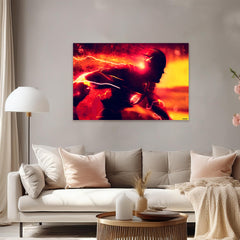 Flash Superhero Canvas Prints: Bold, Vibrant Wall Art for Your Home
