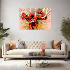 The Flash Superhero Wall Art: Bold, Action-Packed Prints for Fans