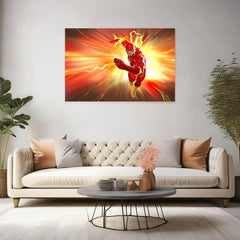 The Flash Canvas Wall Art: Vibrant Prints for Speedster-Loving Fans