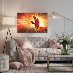 The Flash Canvas Wall Art: Vibrant Prints for Speedster-Loving Fans