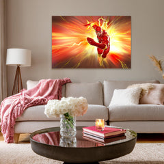 The Flash Canvas Wall Art: Vibrant Prints for Speedster-Loving Fans