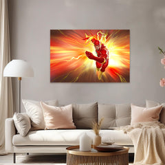 The Flash Canvas Wall Art: Vibrant Prints for Speedster-Loving Fans