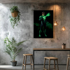 Green Lantern Superhero Canvas Art: Striking Decor for Any Space